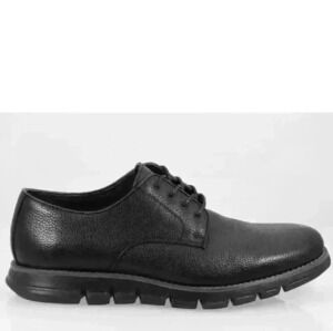 NIB GBX Hart Men's Round Toe Leather Black Oxford, 135751; Size 10.5